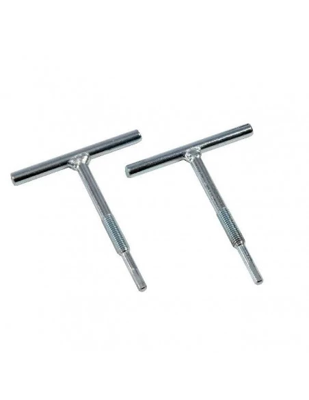 Jeu de 2 clés de levage Inox pour couvercle à carreler ACO - 1