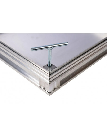 Jeu de 2 clés de levage Inox pour couvercle à carreler ACO - 3