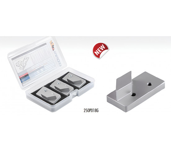 Kit de 3 segments diamantés 22x22x12 mm gris pour Maxi, Iper et Ipertitian plus RAIMONDI - 1