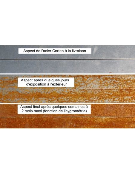 Caniveau de drainage étroit 6cm Classe A15 Grille en acier Corten Slimline ACO - 3