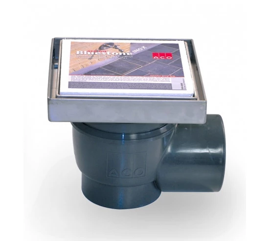 Siphon de sol pour pierre bleue Bluestone Inox ACO - 3