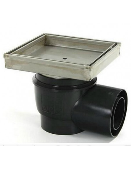 Siphon de sol 20x20 cm pour pierre bleue Bluestone Inox ACO - 4