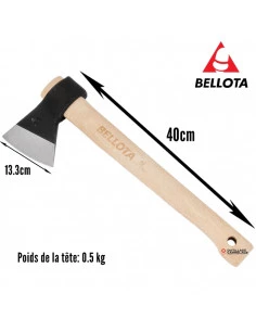 Hache de débitage de bûches 8130-xxxC BELLOTA - 1 2