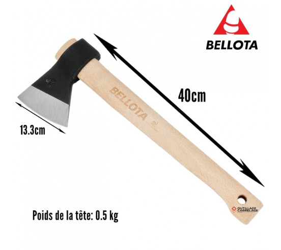 Hache de débitage de bûches 8130-xxxC BELLOTA - 2