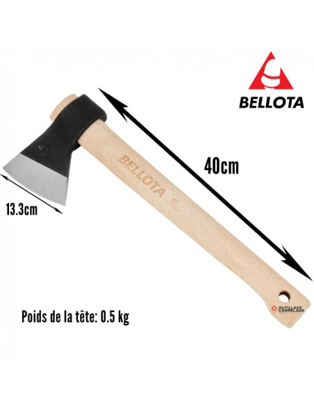 Hache de débitage de bûches 8130-xxxC BELLOTA - 2
