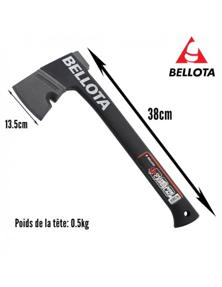 Hache forgée et sur'injectée d'élagage Garden Line 3480 BELLOTA - 2