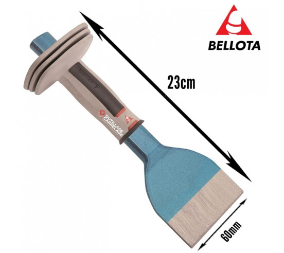 Ciseau à brique de maçon en acier chrome vanadium avec protecteur BELLOTA - 2