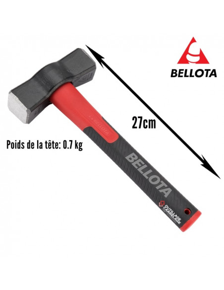 Masse espagnole avec manche en fibre de carbone 5308N BELLOTA - 2