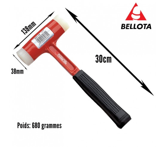 copy of Marteau de coffreur aimanté, manche en fibre de carbone 8030CICF BELLOTA - 2