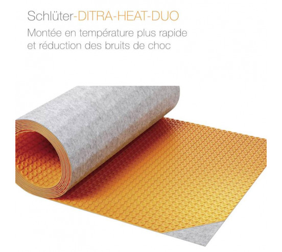 Natte acoustique et de découplage 10m² Schlüter DITRA HEAT-DUO SCHLUTER - 1