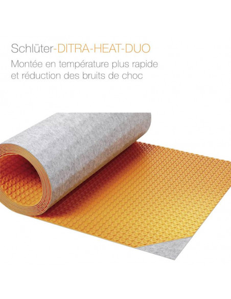 Natte acoustique et de découplage 10m² Schlüter DITRA HEAT-DUO SCHLUTER - 1