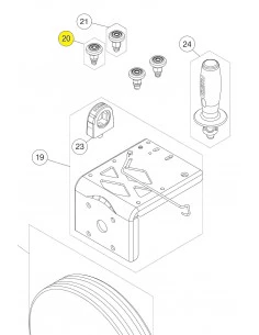 Roulement concentrique pour DU200EVO Numéro 20 (pièce détachée) RUBI - 1