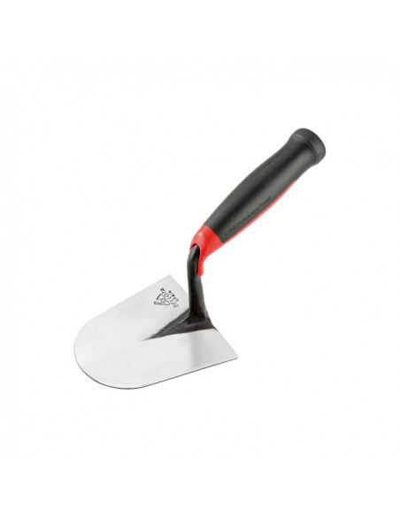 Truelle pointe ronde manche bimatière TRF48BM acier forgé incassable BELLOTA - 4