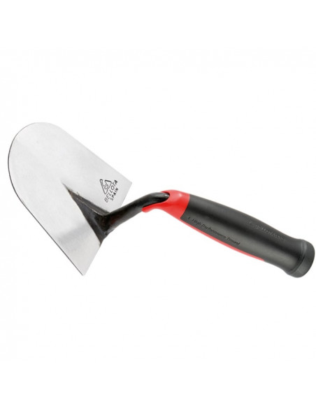 Truelle pointe ronde manche bimatière TRF48BM acier forgé incassable BELLOTA - 3