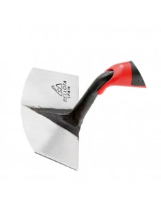 Truelle pointe ronde manche bimatière TRF48BM acier forgé incassable BELLOTA - 1 2