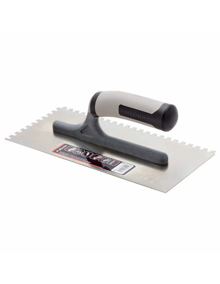 Peigne en acier inoxidable château manche bi-matiere BELLOTA - 1