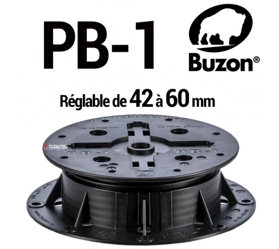 Plot réglable de 42 à 60 mm (Gamme PB) PB-1 BUZON - 1
