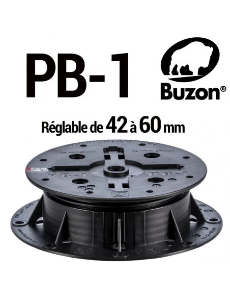 Plot réglable de 42 à 60 mm (Gamme PB) PB-1 BUZON - 1