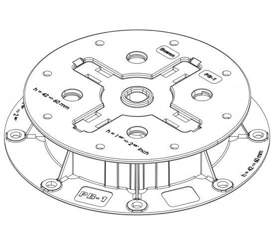 Plot réglable de 42 à 60 mm (Gamme PB) PB-1 BUZON - 5