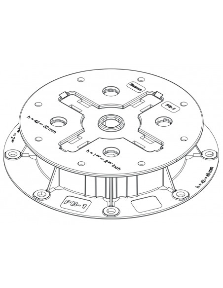 Plot réglable de 42 à 60 mm (Gamme PB) PB-1 BUZON - 5
