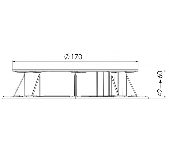 Plot réglable de 42 à 60 mm (Gamme PB) PB-1 BUZON - 7