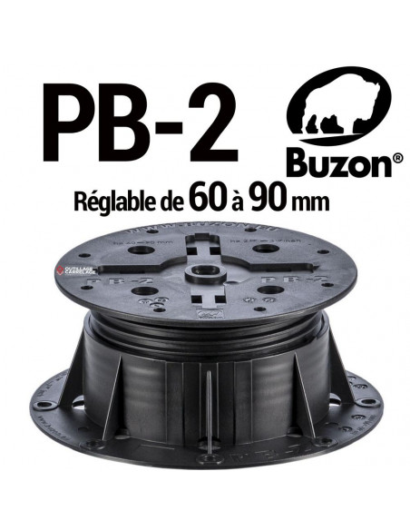 Plot réglable de 60 à 90 mm (Gamme PB) PB-2 BUZON - 1