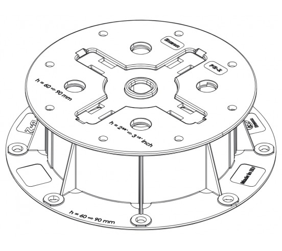 Plot réglable de 60 à 90 mm (Gamme PB) PB-2 BUZON - 13
