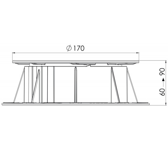Plot réglable de 60 à 90 mm (Gamme PB) PB-2 BUZON - 14