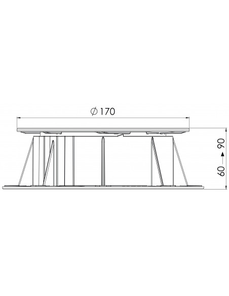 Plot réglable de 60 à 90 mm (Gamme PB) PB-2 BUZON - 14