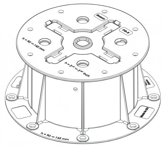 Plot réglable de 90 à 145 mm (Gamme PB) PB-3 BUZON - 13