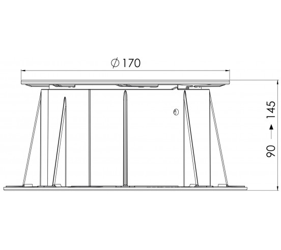 Plot réglable de 90 à 145 mm (Gamme PB) PB-3 BUZON - 14
