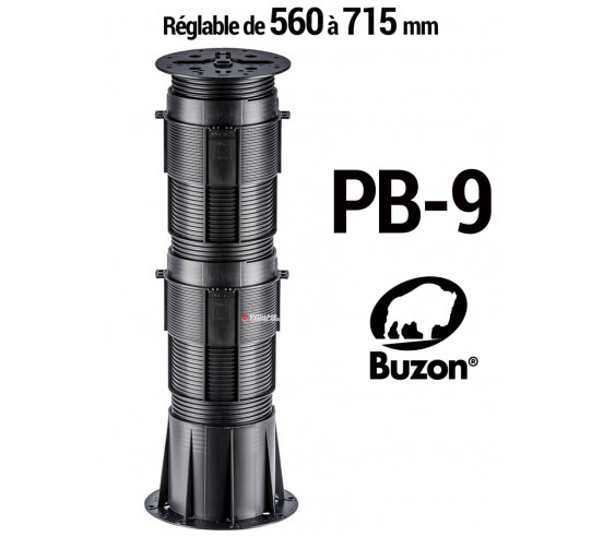 Plot réglable de 560 à 715 mm (Gamme PB) PB-9 BUZON - 1