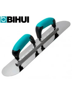 Lisseuse pour chape 450x100 mm semi arrondi en acier inoxydable  BIHUI - 1