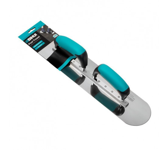 Lisseuse pour chape 450x100 mm semi arrondi en acier inoxydable  BIHUI - 4