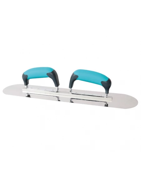 Lisseuse pour chape 450x100 mm semi arrondi en acier inoxydable  BIHUI - 5