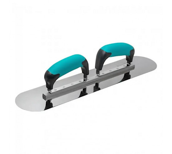 Lisseuse pour chape 450x100 mm semi arrondi en acier inoxydable  BIHUI - 3