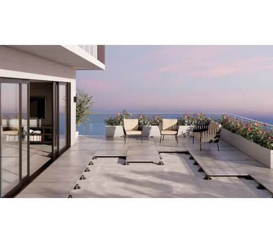 Base de plot réglable "S" de 28 à 39 mm PP LEVEL DUO MAXI MAPEI - 5