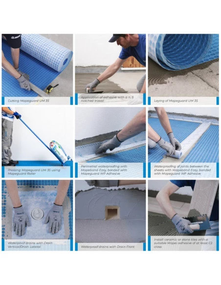 Rouleau maroufleur Mapeguard Roller MAPEI - 2