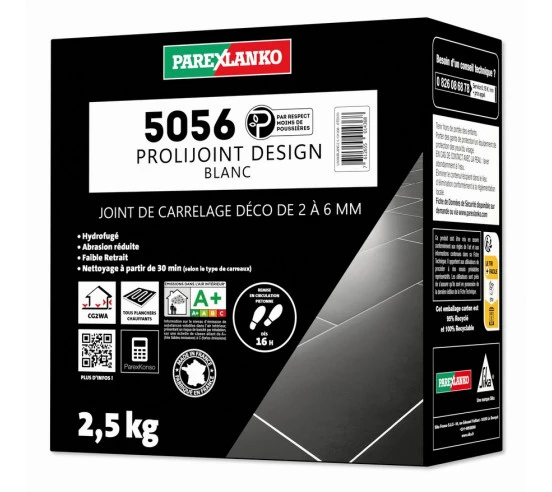 Joint de carrelage 2,5 Kg 5056 Prolijoint Design PAREXLANKO - 4