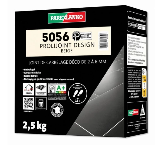 Joint de carrelage 2,5 Kg 5056 Prolijoint Design PAREXLANKO - 2