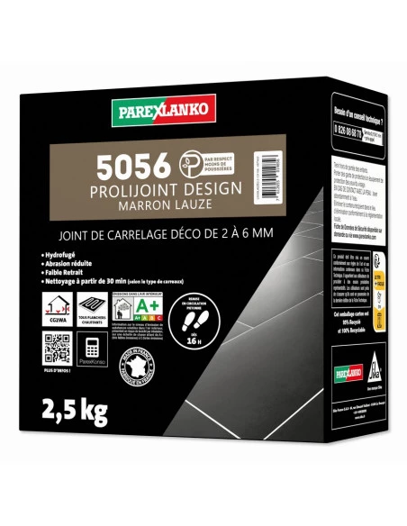 Joint de carrelage 2,5 Kg 5056 Prolijoint Design PAREXLANKO - 10