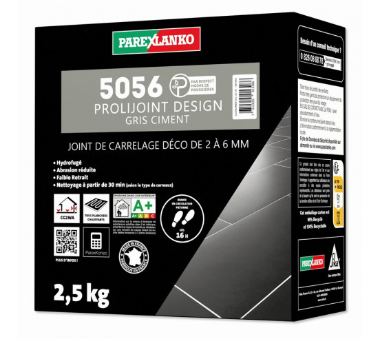 Joint de carrelage 2,5 Kg 5056 Prolijoint Design PAREXLANKO - 19