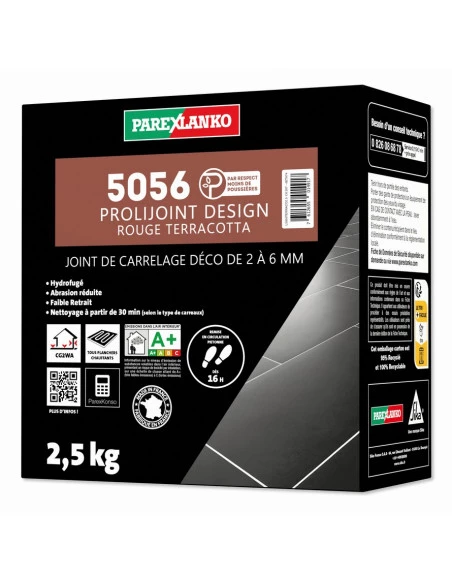 Joint de carrelage 2,5 Kg 5056 Prolijoint Design PAREXLANKO - 27