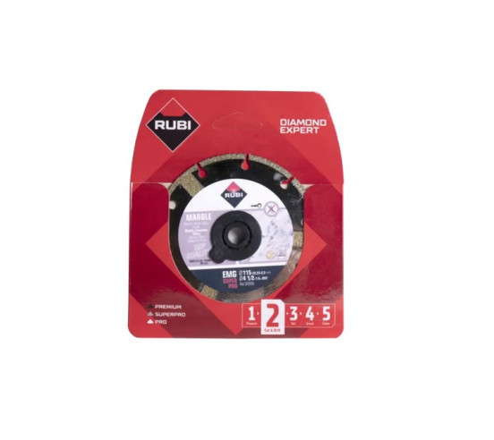 Disque diamant marbre ÉLECTRODÉPOSÉ - EMG RUBI - 2