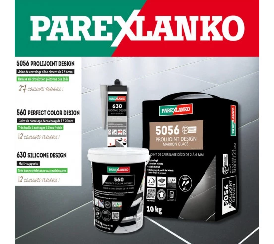 Joint carrelage 5056 Prolijoint Design (2 à 6 mm) 2, 5Kg PAREXLANKO - 29