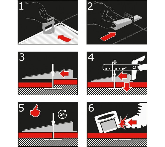 Bases DLS pour Carrelages de 6 à 15 mm RUBI - 2