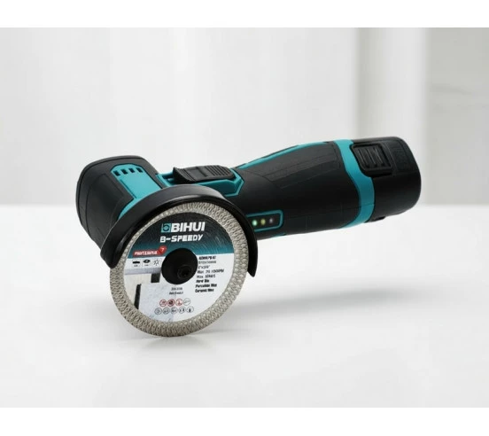 Mini meuleuse d'angle sans fil ⌀76mm 12V-2.5Ah AGMN76 BIHUI - 2