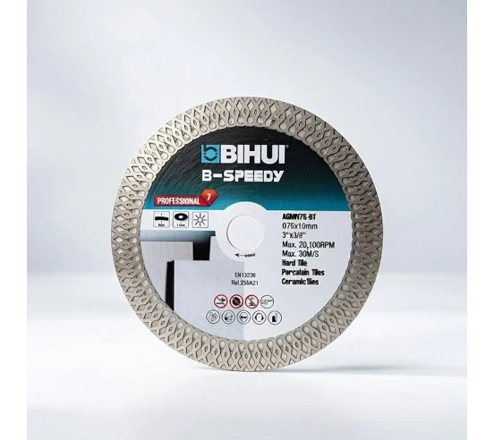 Disque diamant B-Speedy ⌀76mm pour mini meuleuse AGMN76 BIHUI - 1