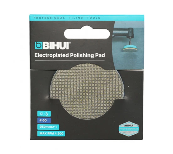 Disque de polissage diamants electrodéposés à eau AGMPW pour mini meuleuse de précision  BIHUI - 2