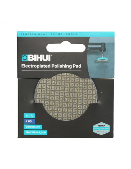 Disque de polissage diamants electrodéposés à eau AGMPW pour mini meuleuse de précision  BIHUI - 2